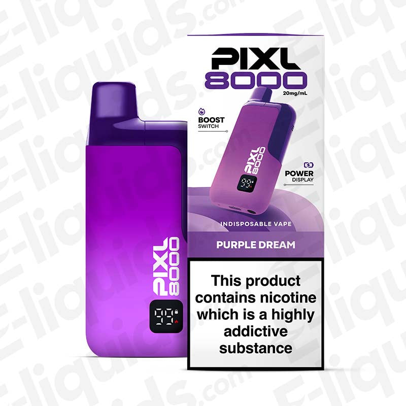 PIXL 8000 20mg Prefilled Pod Kit Purple Dream
