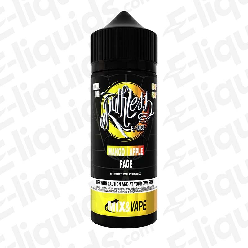 Ruthless Rage 100ml Shortfill Vape Juice