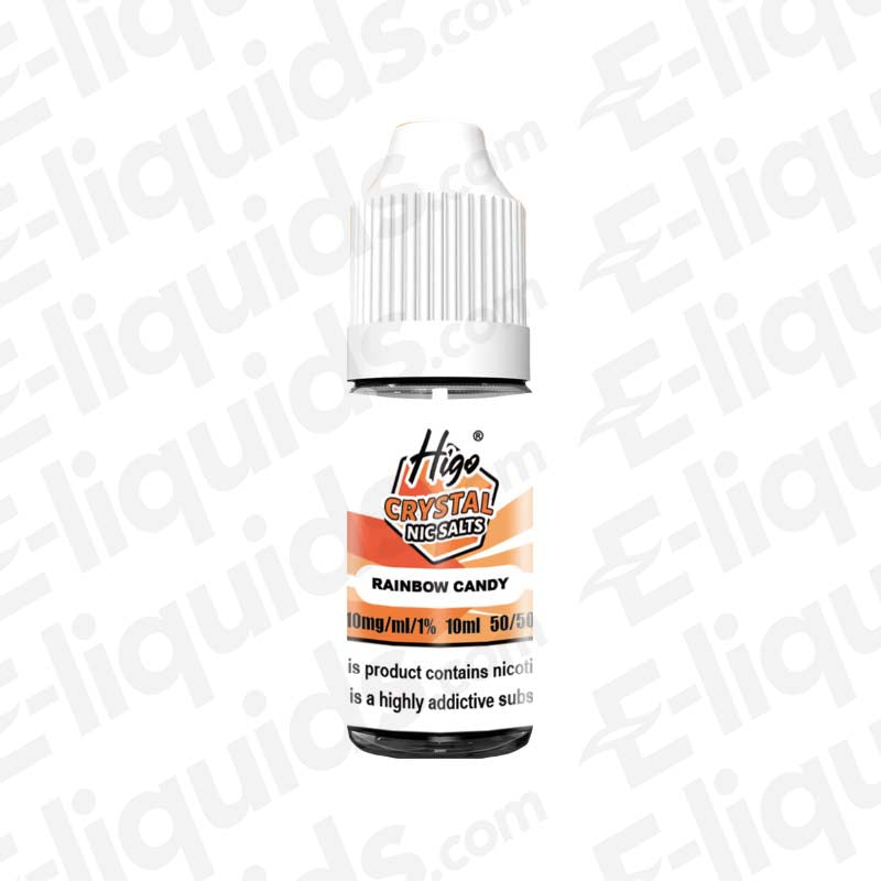 Higo Crystal Rainbow Candy 10mg Nic Salt E-liquid