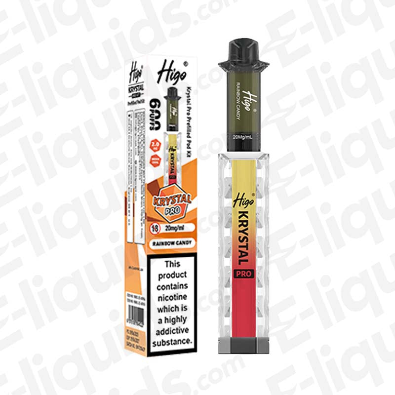 Higo Krystal Pro 20mg Prefilled Pod Kit Rainbow Candy