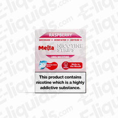 Melta 2mg Raspberry Flavoured Nicotine Strips