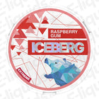 Raspberry Gum Extra Nicotine Pouches by Iceberg