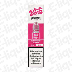 Double Brew Originals Raspberry Sorbet 5mg Nic Salt E-liquid