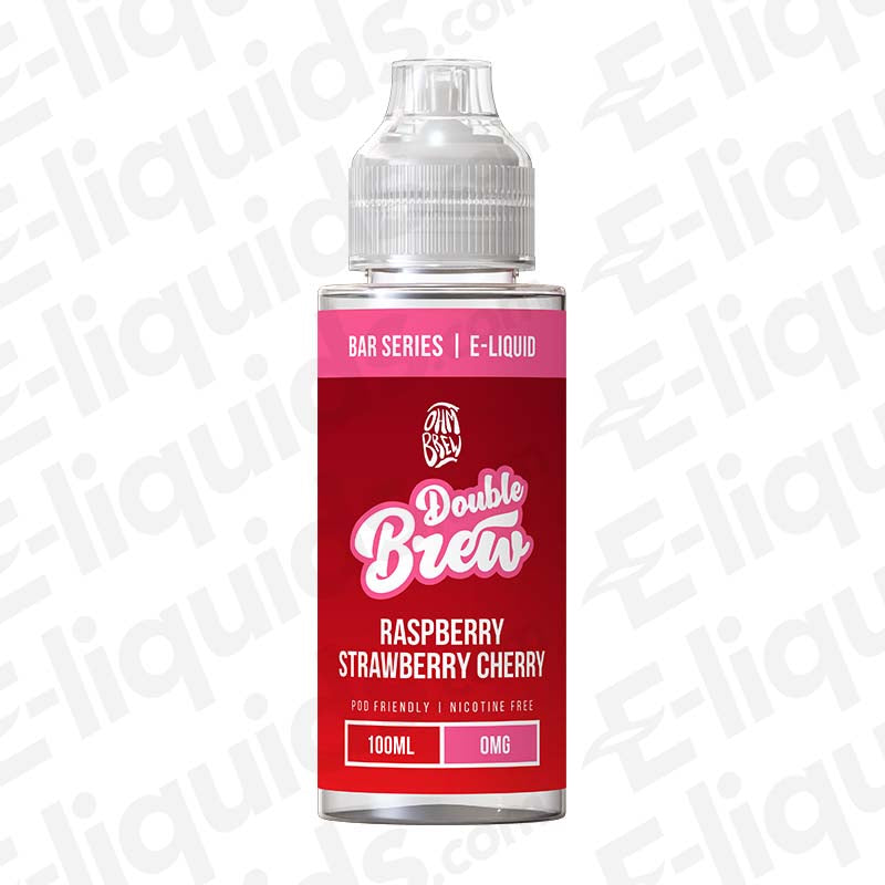 Ohm Brew Double Brew Raspberry Strawberry Cherry 100ml Shortfill E-liquid