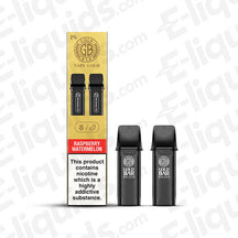 Gold Bar Reload Raspberry Watermelon Prefilled Pods, featuring sweet raspberry and juicy watermelon flavors.