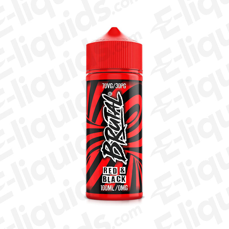 Brutal Red and Black 100ml Shortfill E-liquid