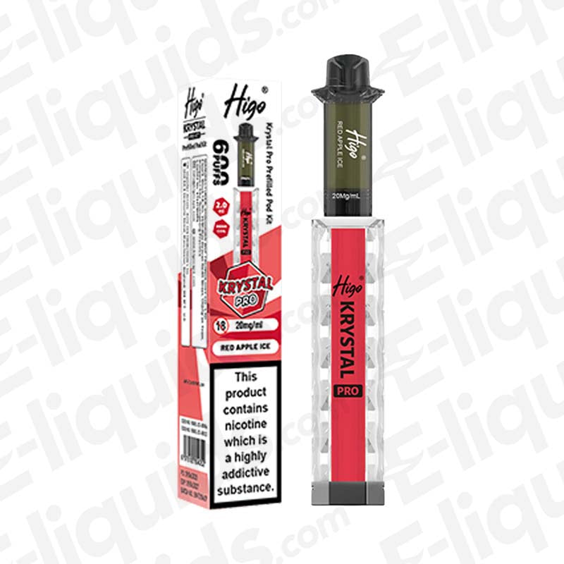 Higo Krystal Pro 20mg Prefilled Pod Kit Red Apple Ice