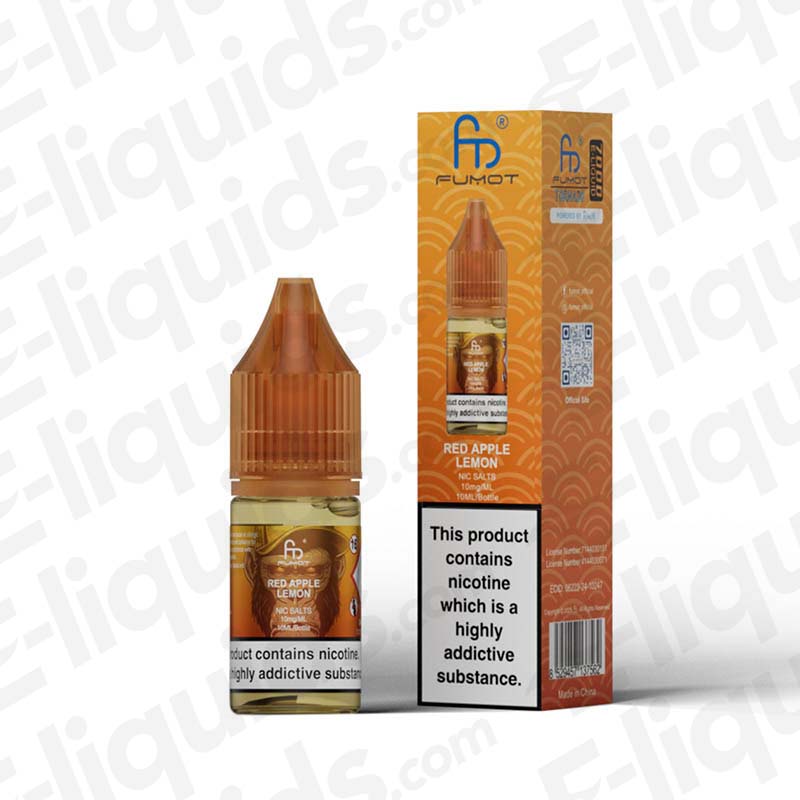 RandM Tornado 7000 Red Apple Lemon 10mg Nic Salt E-liquid