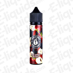 Juice N Power Red Apple Slices 50ml Shortfill E-liquid bottle with red apple design.