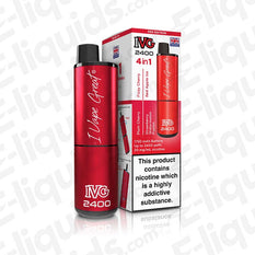 IVG 2400 4-in-1 Rechargeable Prefilled Pod Kit Red Edition