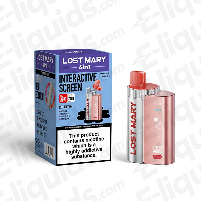 Lost Mary 4 in 1 Apple Edition Prefilled Pod Kit | Crisp Lost Mary 4 in 1 Apple Edition Prefilled Pod Kit | Crisp