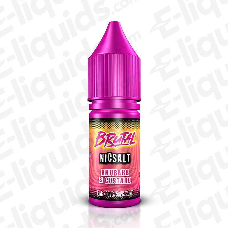 Brutal Rhubarb and Custard 20mg Nic Salt E-liquid
