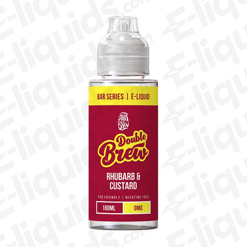 Ohm Brew Double Brew Rhubarb and Custard 100ml Shortfill E-liquid