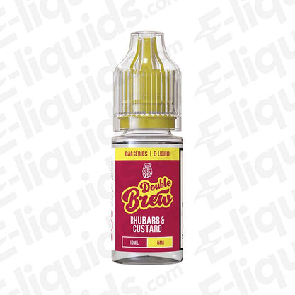 Ohm Brew Double Brew Bar Series Rhubarb and Custard 5mg Nic Salt E-liquid