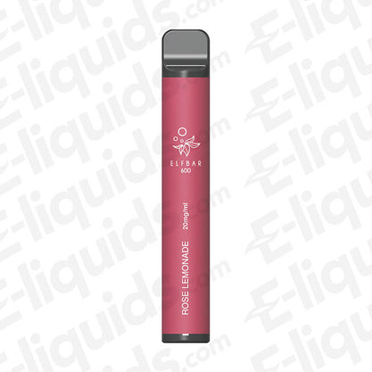 Rose Lemonade Disposable Vape Device by Elf Bar