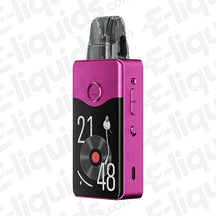 VooPoo Vinci E120 Pod Kit in vibrant pink with customizable dial and sleek design, showcasing modern vaping technology.