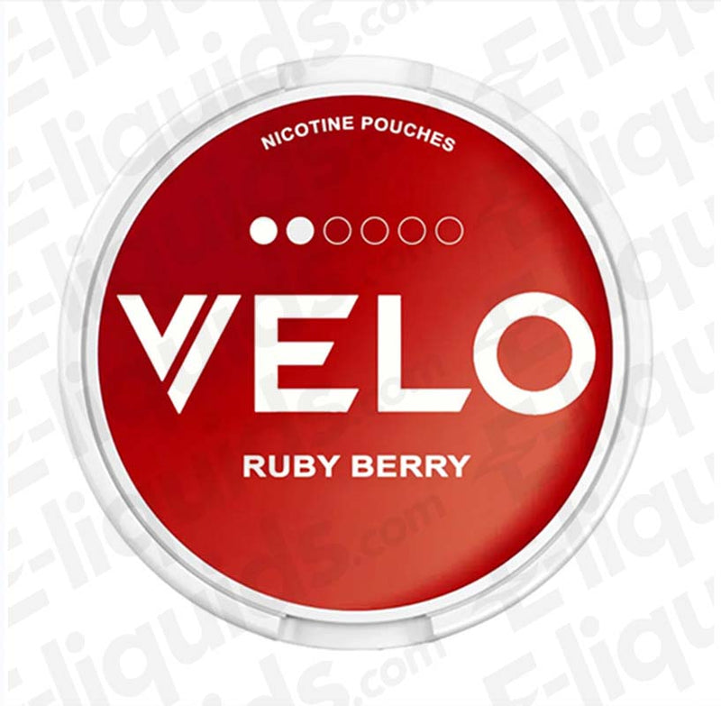 Velo Ruby Berry Nicotine Pouches