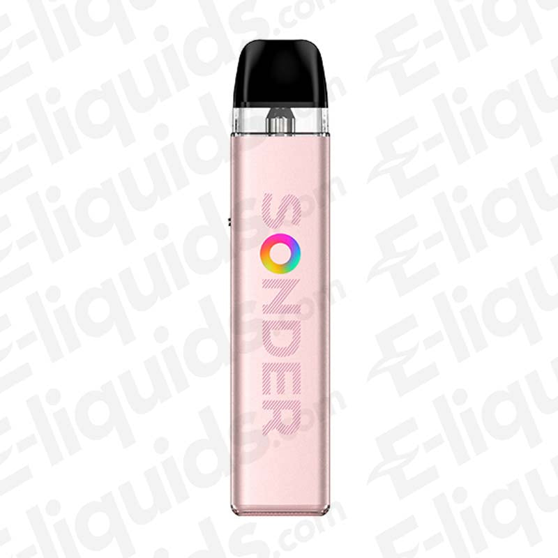 Geekvape Sonder Q2 Vape Pod Kit in pink, compact design for MTL and RDL vaping.