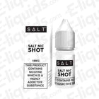 18mg SALT Nicotine Shot by Juice Sauz, ideal for boosting e-liquids for a smoother hit.