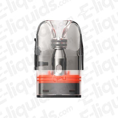 Geekvape Side Fill Q Pod Replacement Vape Pod with visible coil, featuring side fill design, for a pack of 3, leakproof and easy refill.