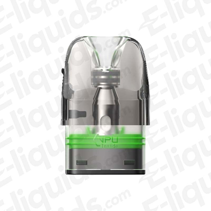 Geekvape Side Fill Q Pod Replacement Vape Pod with side fill design and varying coil resistances, easy to replace and leakproof.