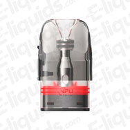 Geekvape Side Fill Q Pod Replacement with side fill design for easy refills, 2ml capacity, various coil resistances, leakproof.