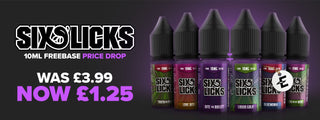 Six Licks 50/50 Nic Shots E-liquids