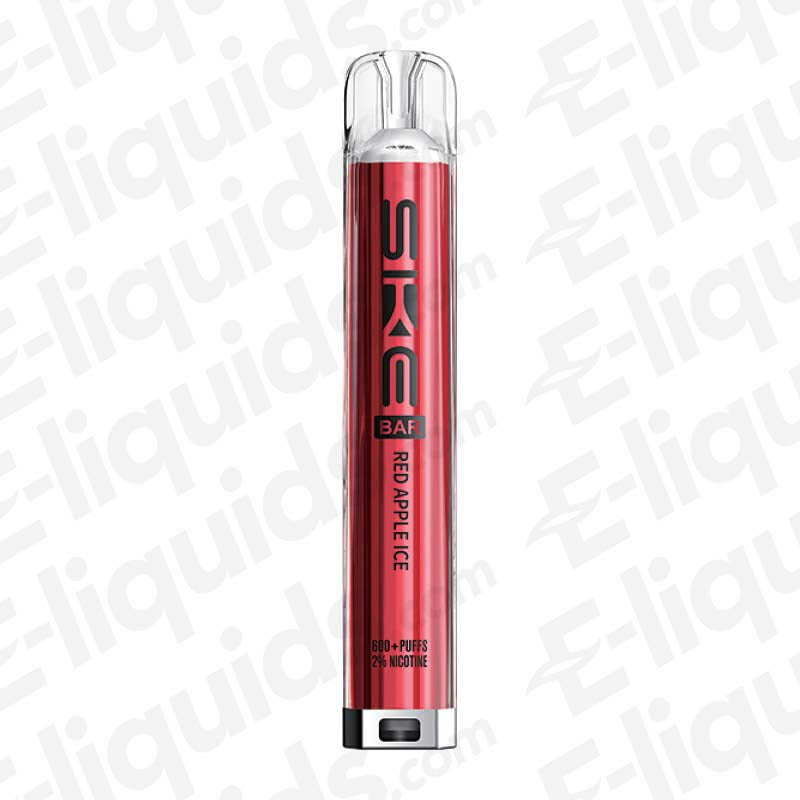 SKE Bar 600 Red Apple Ice Prefilled Pod Kit