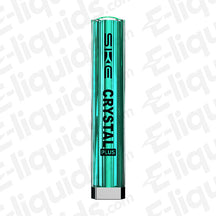 SKE Crystal Plus Pod Vape Kit in vibrant teal color, offering smooth vaping and 600 puffs with nic salts.