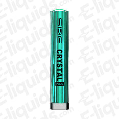 SKE Crystal Plus Pod Vape Kit in vibrant teal color, offering smooth vaping and 600 puffs with nic salts.
