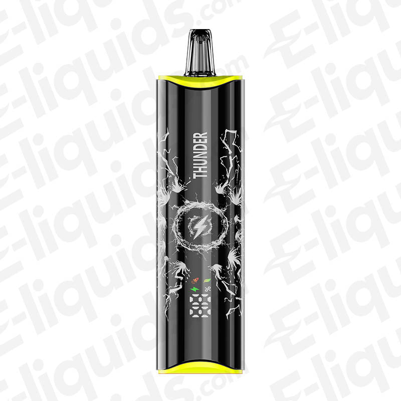 NEXEL Thunder Prefilled Pod Kit with sleek black design and lightning graphics, ideal for vaping enthusiasts seeking convenience.