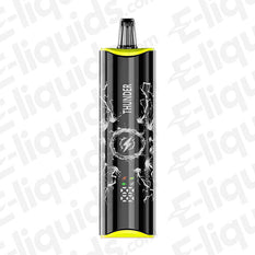 NEXEL Thunder Prefilled Pod Kit with sleek black design and lightning graphics, ideal for vaping enthusiasts seeking convenience.