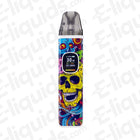 Skulliful White Xlim Pro 2 Cosmos Pod Vape Kit by OXVA