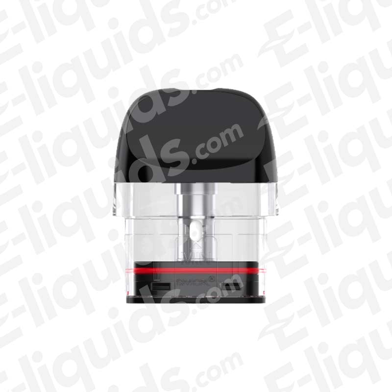 Smok Novo 5 Replacement Pod for e-liquid, ergonomic design, 2ml capacity, compatible with Smok Novo 5 kit, pack of 3 pods.