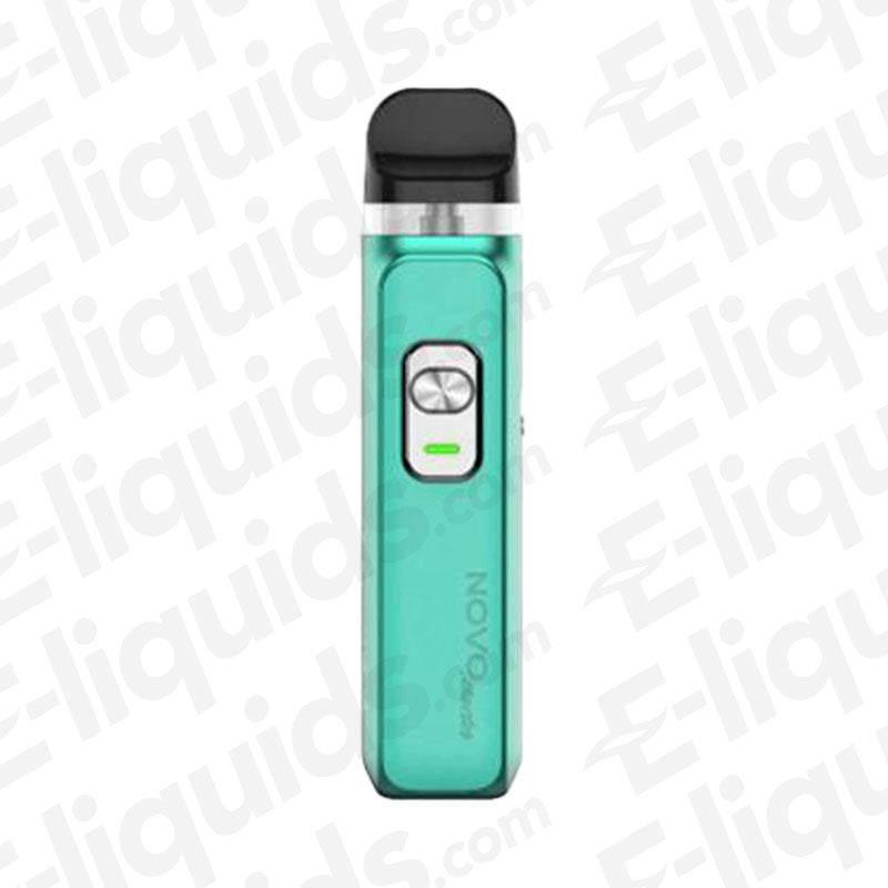 Smok Novo Master Pod Kit in teal color, featuring adjustable airflow and variable wattage for an enhanced vaping experience.