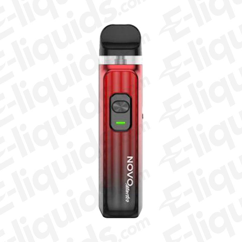 Smok Novo Master Pod Kit in red and black, featuring adjustable airflow and a compact design for ultimate vaping experience.