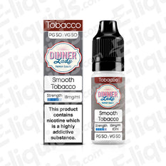 Dinner Lady Smooth Tobacco 18mg 50/50 E-liquid