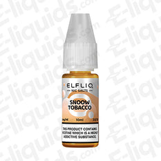 Snoow Tobacco (Cream Tobacco) Nic Salt E-liquid by ELFLIQ