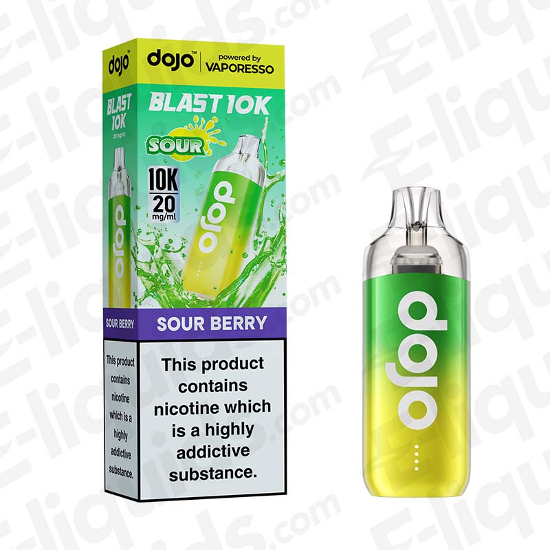 Vaporesso Dojo Blast 10K 20mg Prefilled Pod Kit Sour Berry