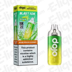 Vaporesso Dojo Blast 10K 20mg Prefilled Pod Kit Sour Peach Gummy