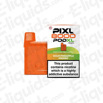 PIXL 8000 20mg Prefilled Pods Sour Pineapple Mango