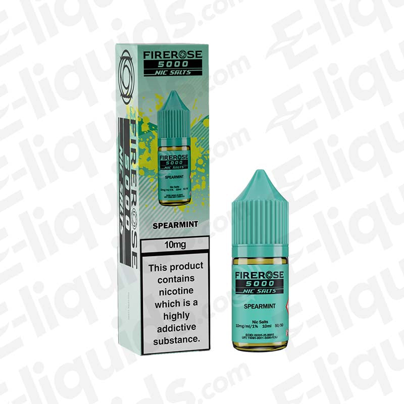Elux Firerose 5000 Spearmint 10mg Nic Salt E-liquid