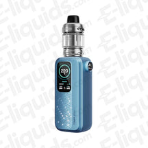 Voopoo Vinci Spark 220 Pod Mod Kit in blue, featuring a customizable luxury dial and 220W output.