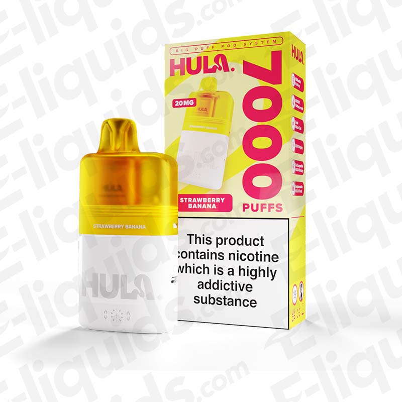 HULA 20mg Prefilled Pod Kit Strawberry Banana