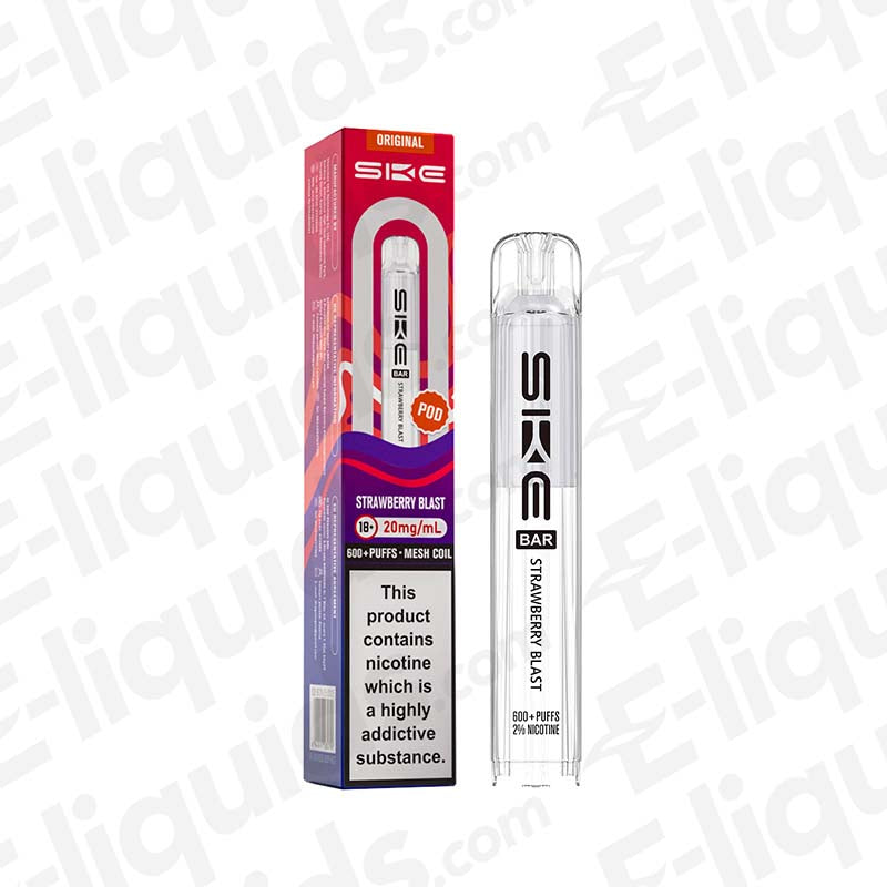 SKE Crystal Bar 600 Strawberry Blast 20mg Prefilled Pods