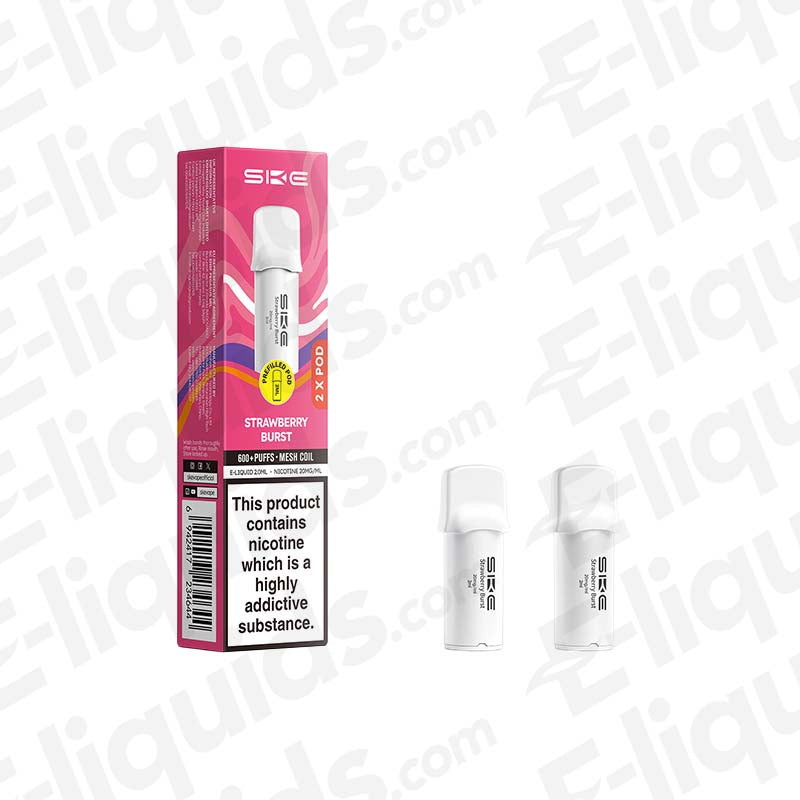 SKE 600 Pro 20mg Prefilled Pods Strawberry Burst