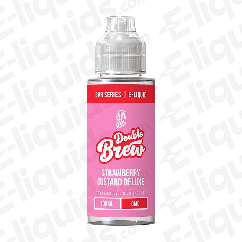 Ohm Brew Double Brew Strawberry Custard Deluxe 100ml Shortfill E-liquid
