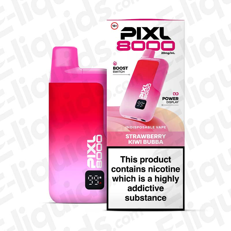 PIXL 8000 20mg Prefilled Pod Kit Strawberry Kiwi Bubba