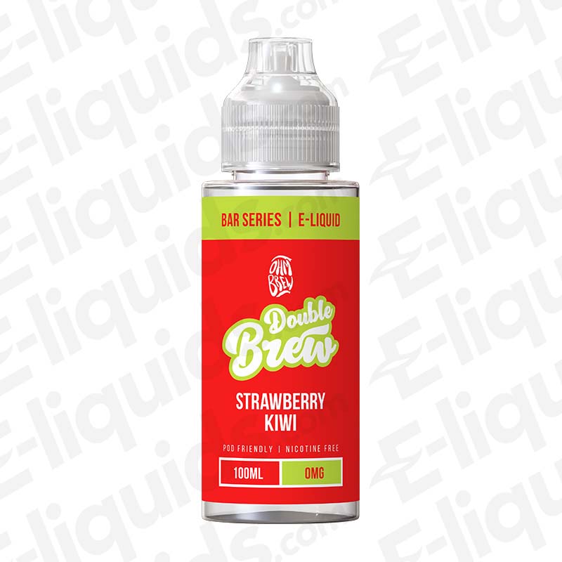 Ohm Brew Double Brew Strawberry Kiwi 100ml Shortfill E-liquid