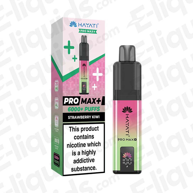 Hayati Pro Max+ 20mg Prefilled Pod Kit Strawberry Kiwi